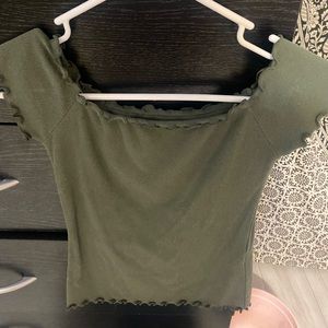 hollister off-the-shoulder top